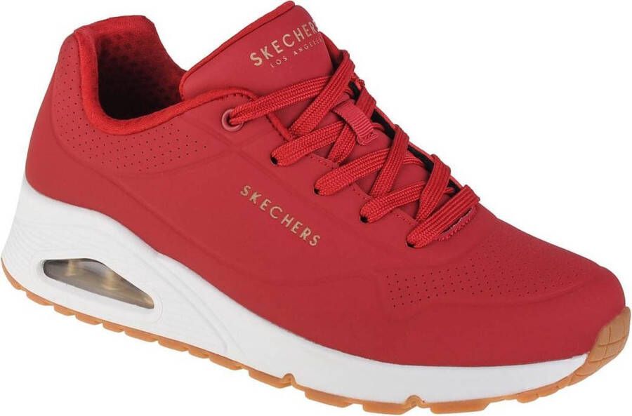Skechers Uno Stand on Air 73690 DKRD Vrouwen Rood Sneakers