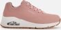 Skechers Uno Stand On Air Dames Sneakers Lichtroze - Thumbnail 2