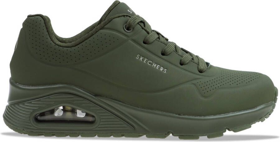 Skechers UNO Dames Sneakers Olijf Groen