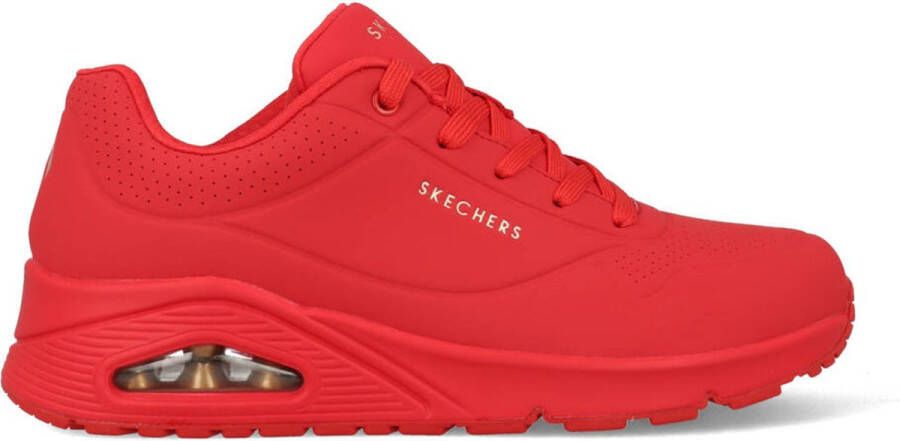 Skechers Sneakers met sleehak UNO STAND ON AIR Vrijetijdsschoen lage schoen veterschoen met zacht gevoerde binnenzool