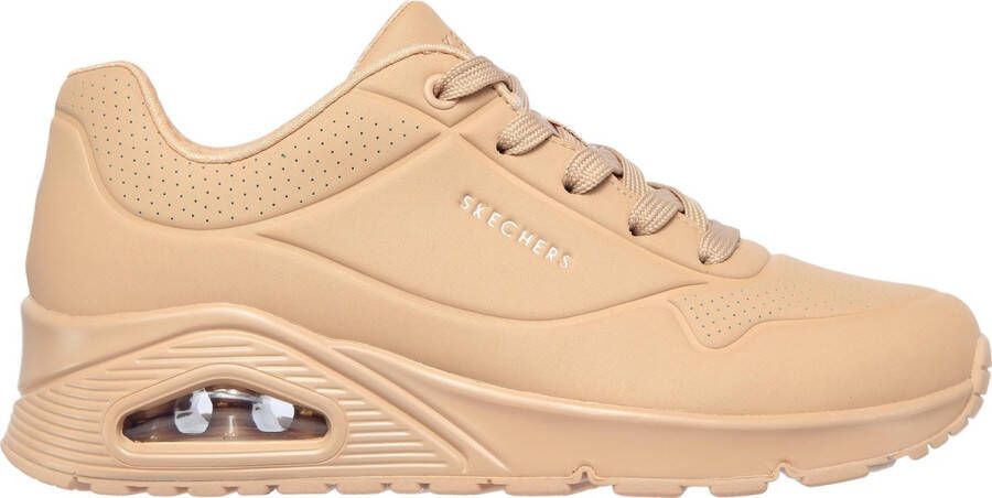 Skechers UNO Dames Sneakers Zand Beige