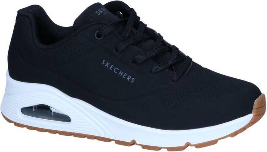 Skechers Sneakers met sleehak Uno Stand on Air Vrijetijdsschoen lage schoen veterschoen met fijne perforatie - Foto 2