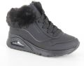 Skechers Uno Fall Air gevoerde sneakers zwart Meisjes Imitatieleer 33 - Zwart