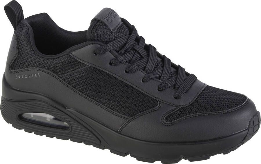 Skechers Uno Fastime 237016-BBK Mannen Zwart Sneakers