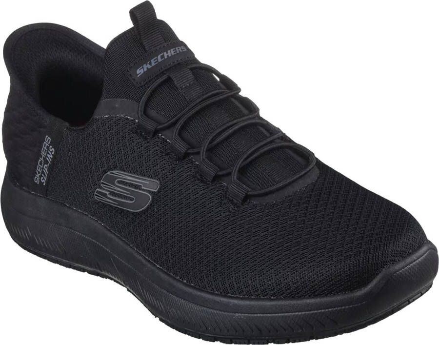 Skechers Uno Flex Spring On Air Sneakers Dames Meisjes 177794 BBK zwart
