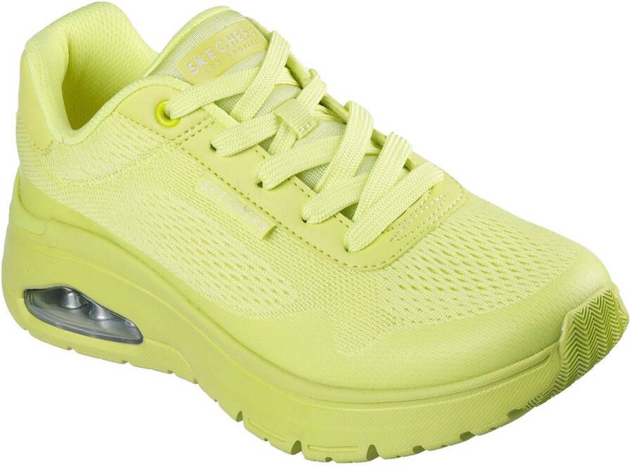 Skechers Sneakers UNO FLEX-UNO FRESH ONE neon schoen sneaker wig sneaker met plateausool
