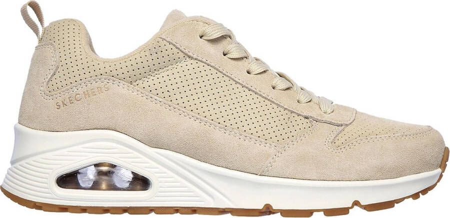 Skechers Uno Two for the Show Sneakers Vrouwen beige wit