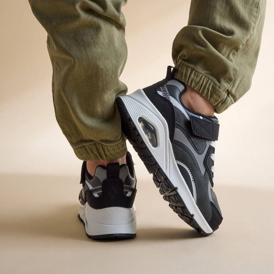 Skechers Uno Gen1 Color Rays Jongens Sneakers Grijs