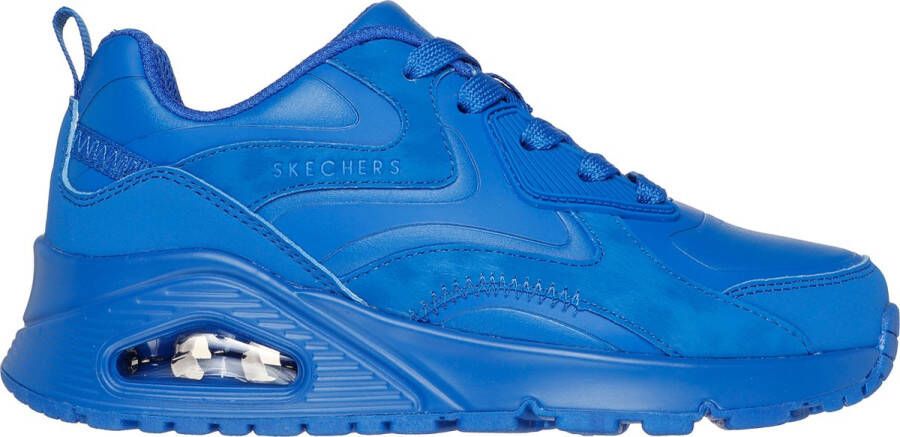 Skechers Uno sneakers blauw Jongens Imitatieleer Meerkleurig 37 - Foto 3