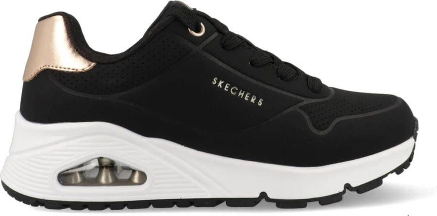 Skechers Uno Gen1 Kinder Sneakers 310545l-blk Kleur Zwart-wit
