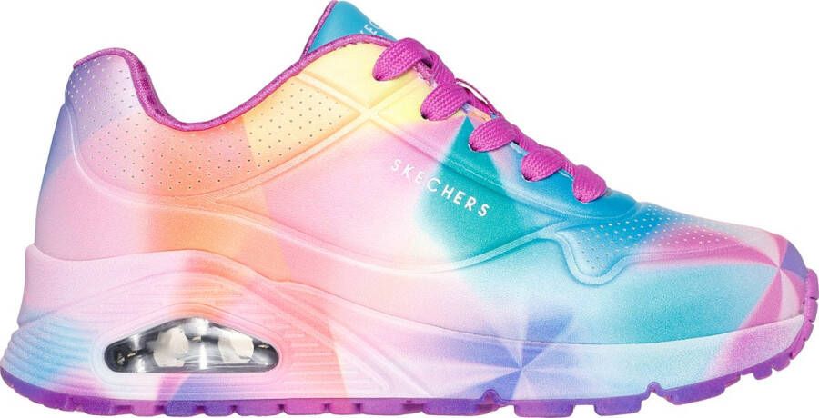 Skechers Uno Gen Prism Burst sneakers multi Meisjes Imitatieleer Meerkleurig 31 - Foto 2