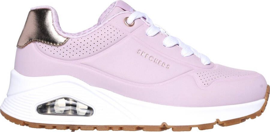 Skechers Uno Gen1 Shimmer Away Meisjes Sneakers Roze