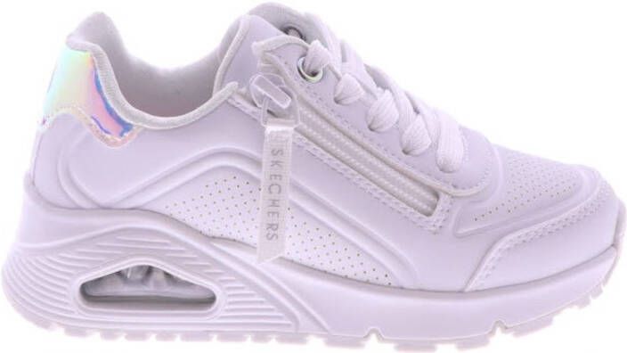 Skechers Uno chunky sneakers wit Meisjes Imitatieleer Effen 29 - Foto 2