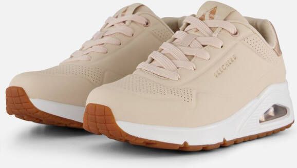 Skechers Sneakers UNO GOLDEN AIR Vrijetijdsschoen lage schoen veterschoen met metallic inzet