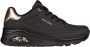 Skechers Sneakers UNO GOLDEN AIR Vrijetijdsschoen lage schoen veterschoen met metallic inzet - Thumbnail 2