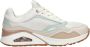 Skechers Uno Heel Hints Sneakers Laag Wit - Thumbnail 1