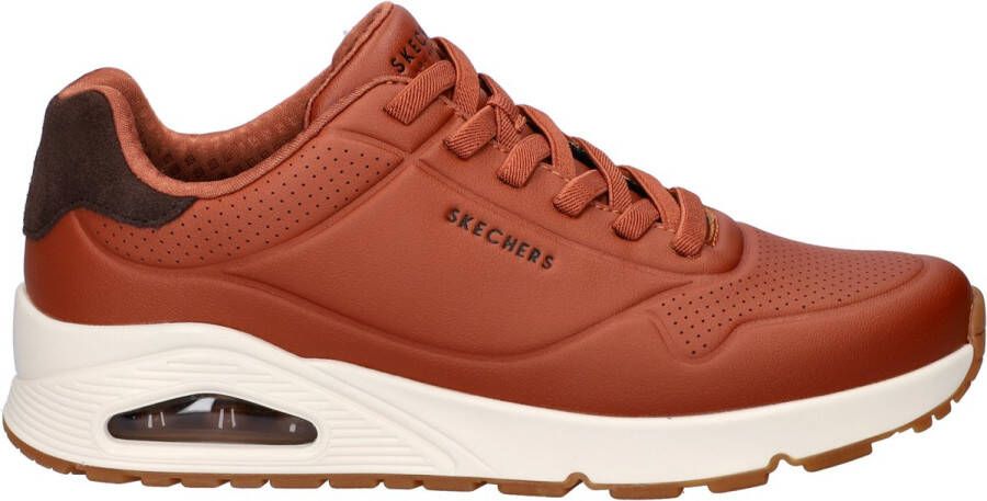 Skechers Uno Tailored Air Mannen Bruin Sneakers