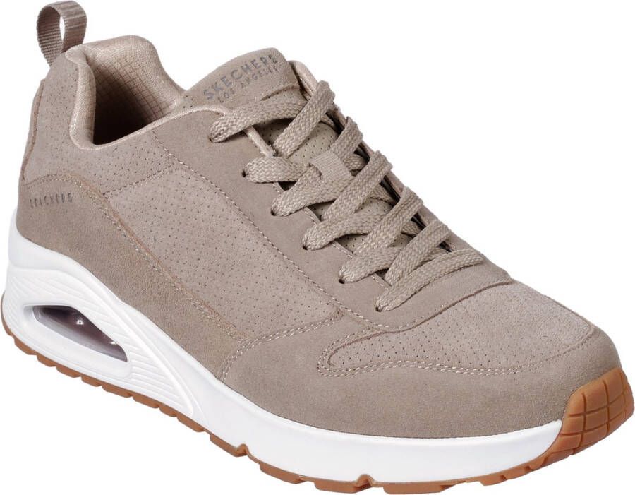 Skechers Stijlvolle Satsuma Sneakers voor de Moderne Man Beige Heren