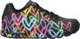 Skechers Sneakers UNO HIGHLIGHT LOVE vrijetijdsschoen lage schoen veterschoen met hartjes-print - Thumbnail 1