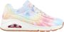 Skechers Lage Sneakers Uno-Hyped Hippie 155362-WMLT White Multi - Thumbnail 36