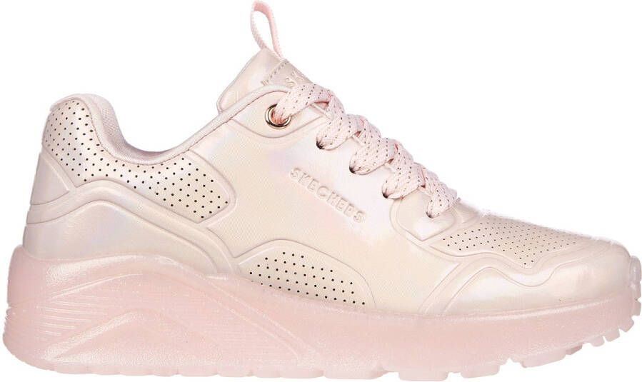 Skechers Uno Ice Prism Luxe Meisjes Sneakers Light Pink