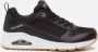 Skechers Uno Inside Matters dames sneakers zwart Extra comfort Memory Foam - Thumbnail 1