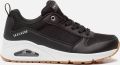 Skechers Uno Inside Matters dames sneakers zwart Extra comfort Memory Foam - Zwart