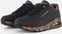 Skechers Uno JGoldcrown Love Sneakers zwart Dames - Thumbnail 1