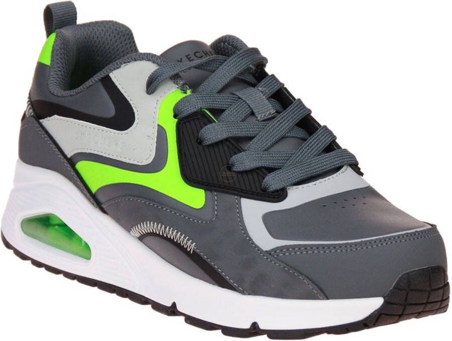 Skechers Uno sneakers grijs Jongens Imitatieleer Meerkleurig 36