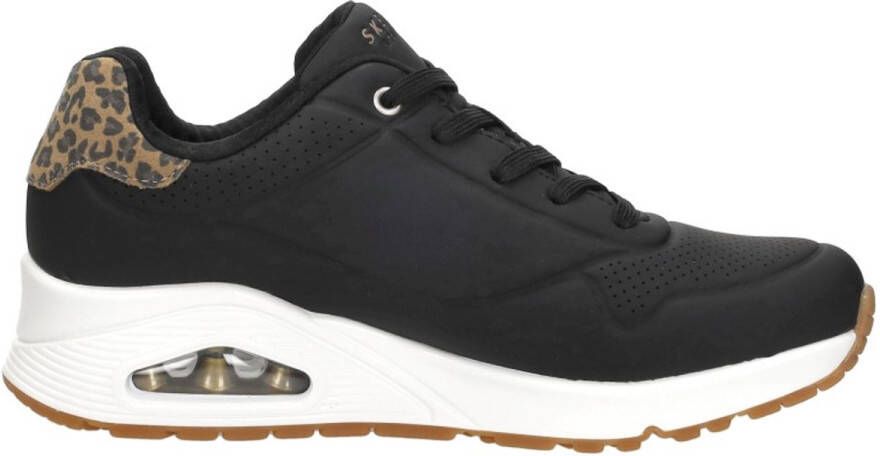 Skechers Uno-Jungle Nite Dames Sneakers Zwart