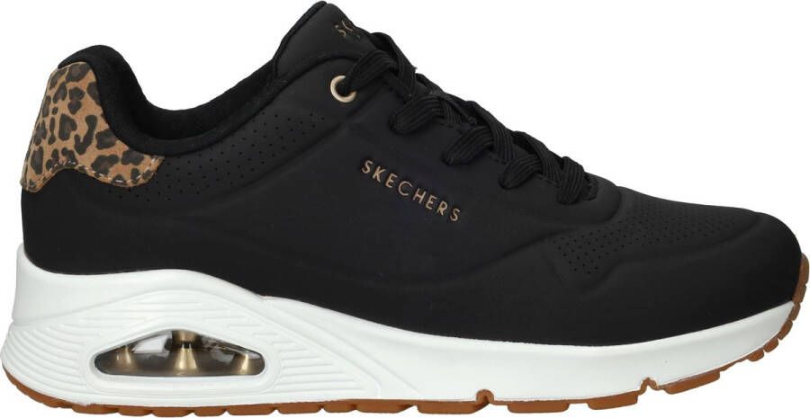 Skechers Uno-Jungle Nite Dames Sneakers Zwart