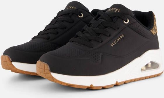 Skechers Uno-Jungle Nite Dames Sneakers Zwart