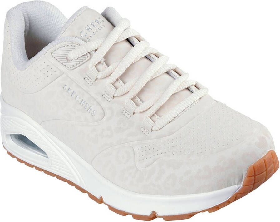 Skechers Sneakers UNO-KAT-NEATO Luipaard sneaker veterschoen met air-cooled memory foam