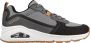 Skechers Uno Layover Dames Sneakers Black - Thumbnail 1