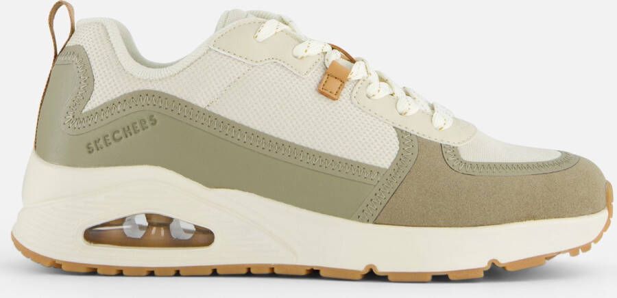 Skechers Uno Layover Heren Sneakers Gebroken wit