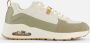 Skechers Beige en olijfgroene sneaker met Air-Cooled Memoryfoam Beige Heren - Thumbnail 4