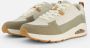 Skechers Beige en olijfgroene sneaker met Air-Cooled Memoryfoam Beige Heren - Thumbnail 1