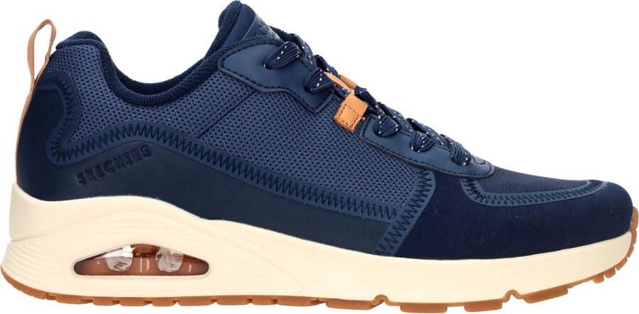 Skechers Uno Layover Sneaker Sneakers Heren Blauw