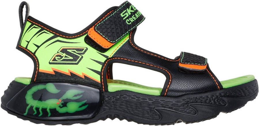 Skechers Uno Lite 2.0-Bugtacular Jongens Sandalen Zwart