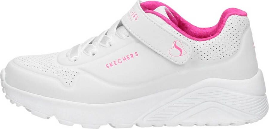 Skechers Uno Lite Chrome Steps Klittenband Sneakers Unisex wit