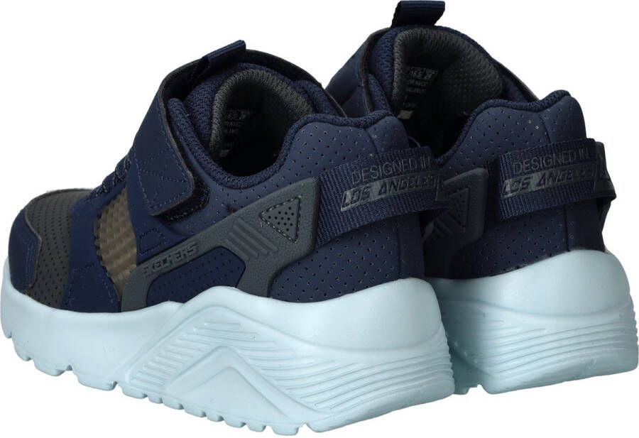 Skechers Uno Lite Gridstill Sneakers Blauw