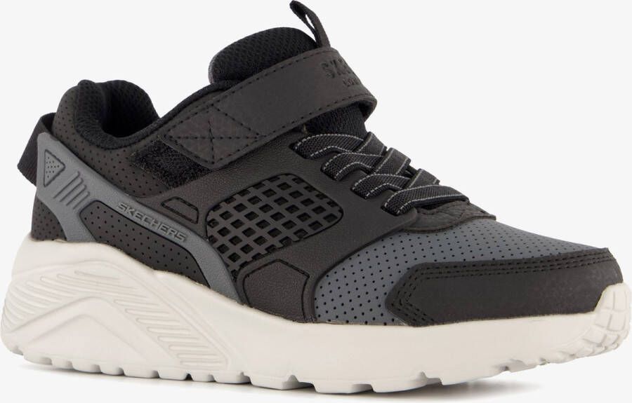 Skechers Uno Lite Gridstill jongens sneakers zwart Extra comfort Memory Foam