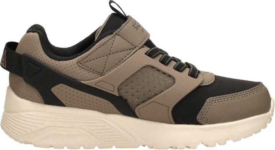 Skechers Uno Lite Klittenband Laag Donkerbruin