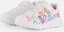 Skechers Uno Lite Love Court Classic Sneakers wit Dames - Thumbnail 1