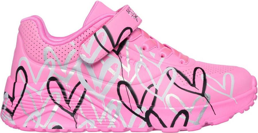 Skechers Uno Lite-Love Levitate Meisjes Sneakers Roze