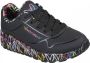 Skechers Uno Light sneakers zwart Meisjes Imitatieleer Hartjes 37 - Thumbnail 2