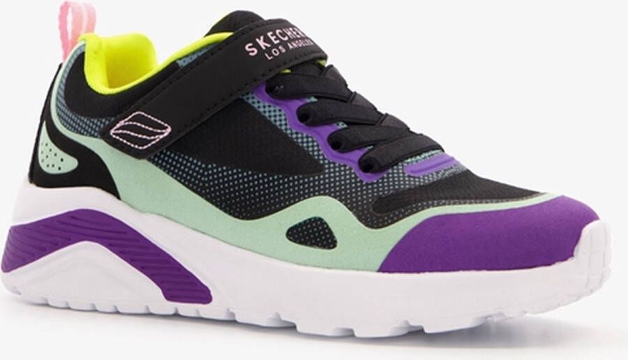 Skechers Uno Lite meisjes sneakers paars zwart Paars Extra comfort Memory Foam