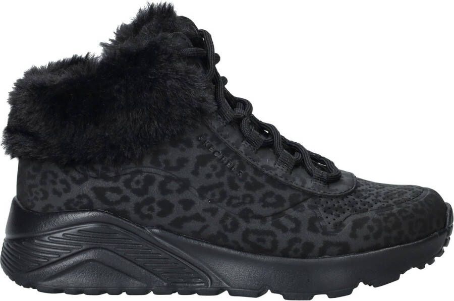 Skechers Uno Lite Meisjes Sneakers Zwart