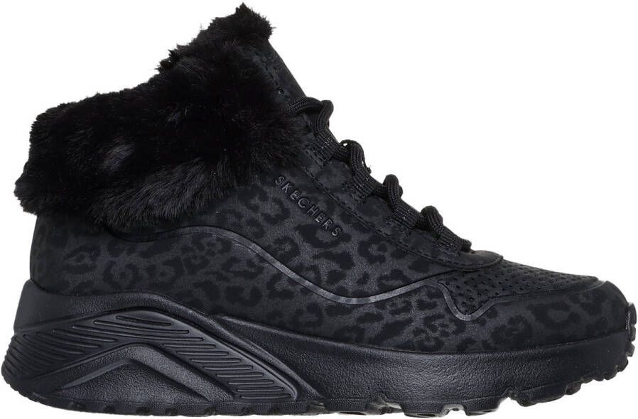 Skechers Uno Lite Meisjes Sneakers Zwart