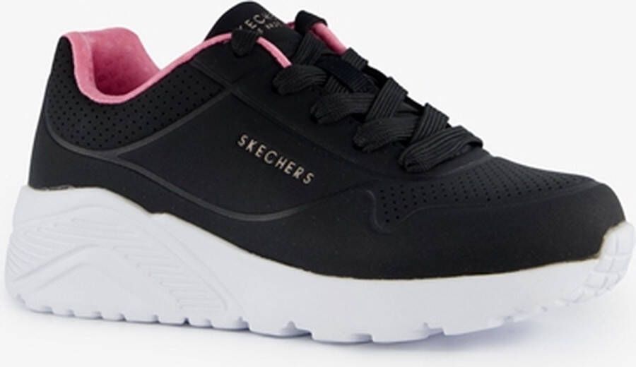 Skechers Uno Lite meisjes sneakers zwart Extra comfort Memory Foam